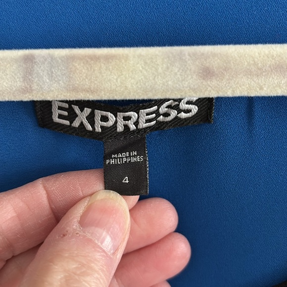 Express swing tank color-block dress. Size 4. - Picture 3 of 4